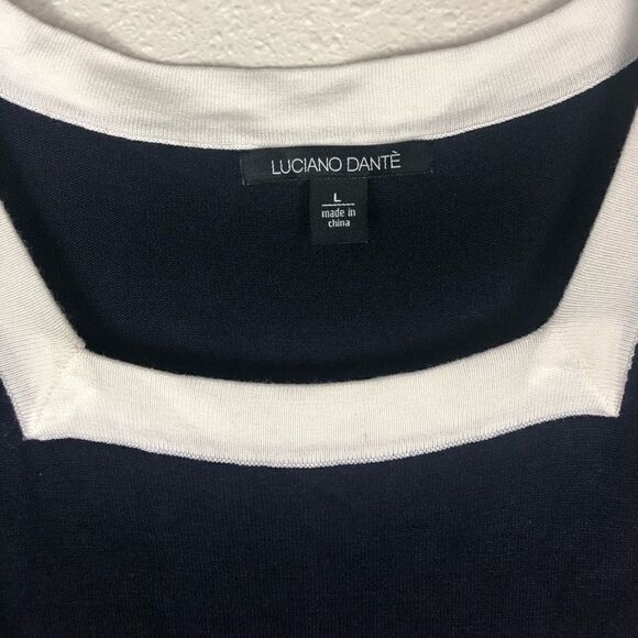 NWT Luciano Dante Navy Tank Top Size Large - Picture 3 of 6